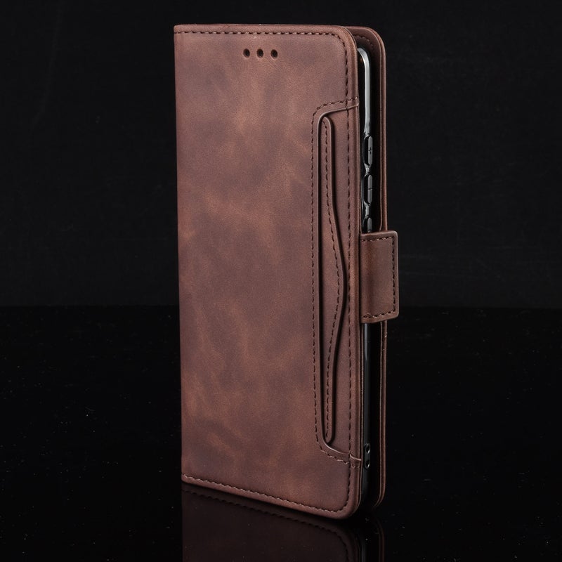 HuHa Case Cover For Nothing Phone 2a Skin Feel Calf Texture Card Slots Leather Phone Case(Brown) - Image 2