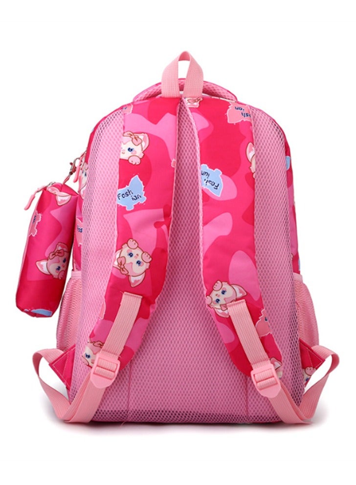 باربي 2 2 مجموعة من علب علب الظهر الوردية  للحيوانات في الحرم الجامعي - Image 4