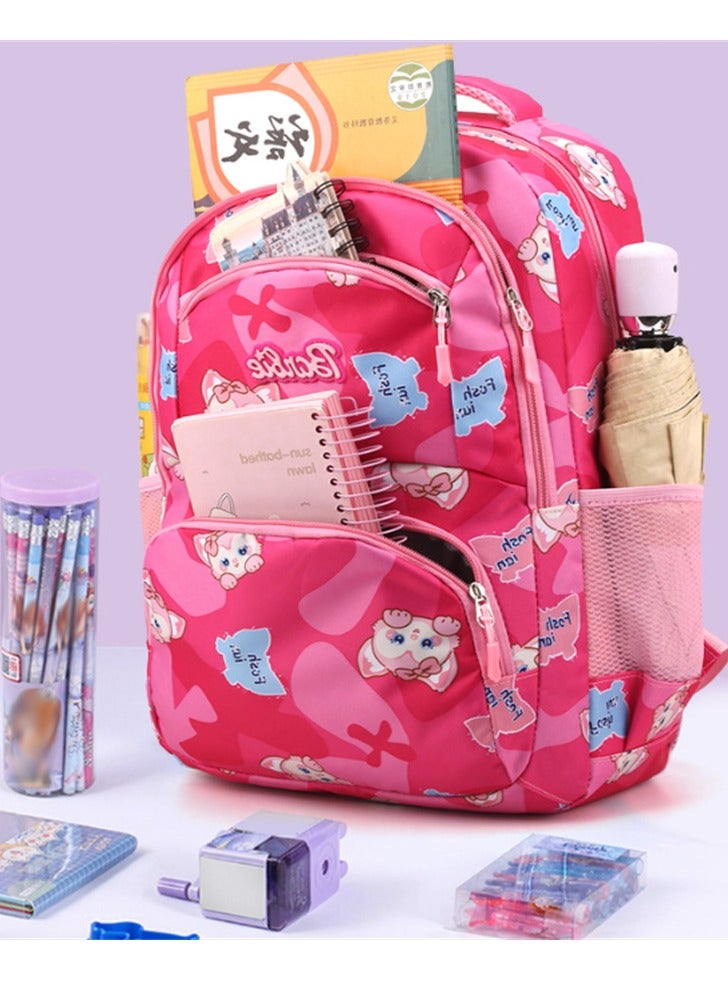 باربي 2 2 مجموعة من علب علب الظهر الوردية  للحيوانات في الحرم الجامعي - Image 2