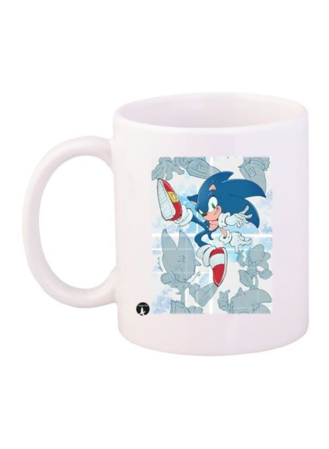 RKN Sonic Printed Mug White/Grey/Blue - Image 2