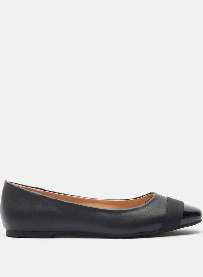 سيليست أحذية باليرينا نسائية مستديرة الأصابع بنقوش