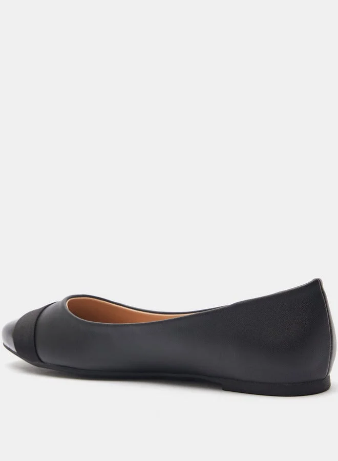 سيليست أحذية باليرينا نسائية مستديرة الأصابع بنقوش