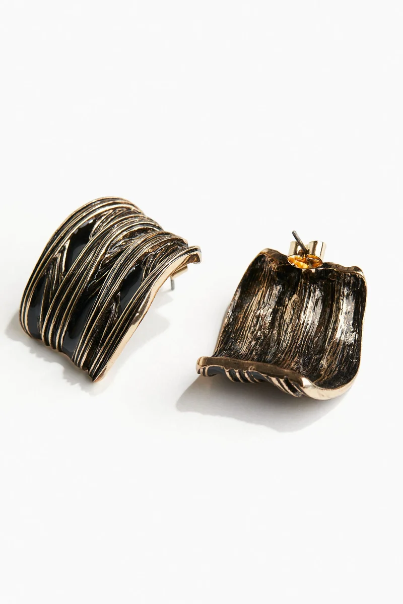 H&M Fluted Earrings