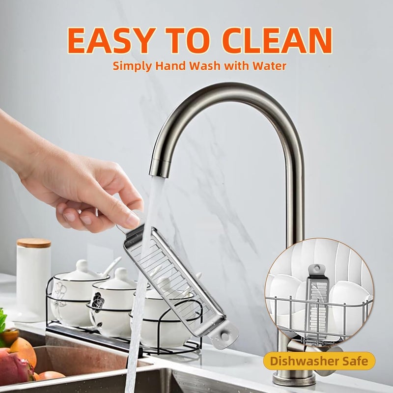ENLOY قطاعة زبدة وجبنة من الفولاذ المقاوم للصدأ - قاطع طعام متعدد الاستخدامات مع مقبض مريح لجبنة الكتلة - شرائح بمتوسط 1/4 بوصة - آمنة للغسل في غسالة الصحون - Image 4