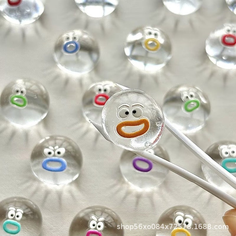 Squishy Slime Putty Toys - Cartoon Mini Expression Pack - Image 3