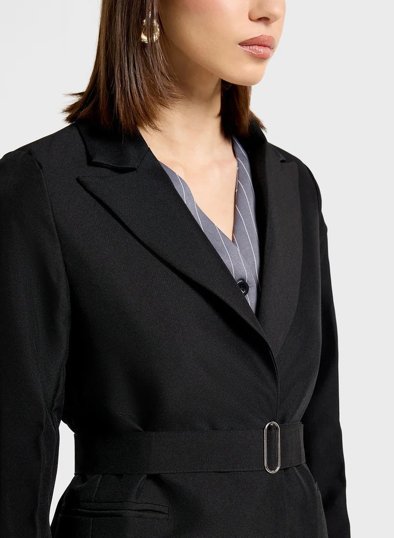 ELLA Belted Blazer