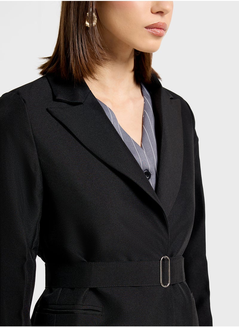 ELLA Belted Blazer  - Image 3