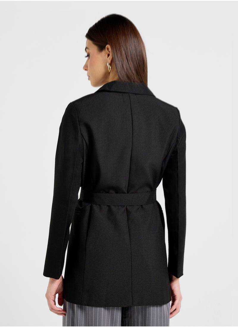 ELLA Belted Blazer  - Image 2