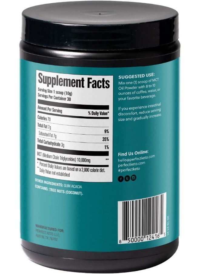 Perfect Keto MCT Oil Powder: Medium Chain Triglyceride Supplement - Image 2