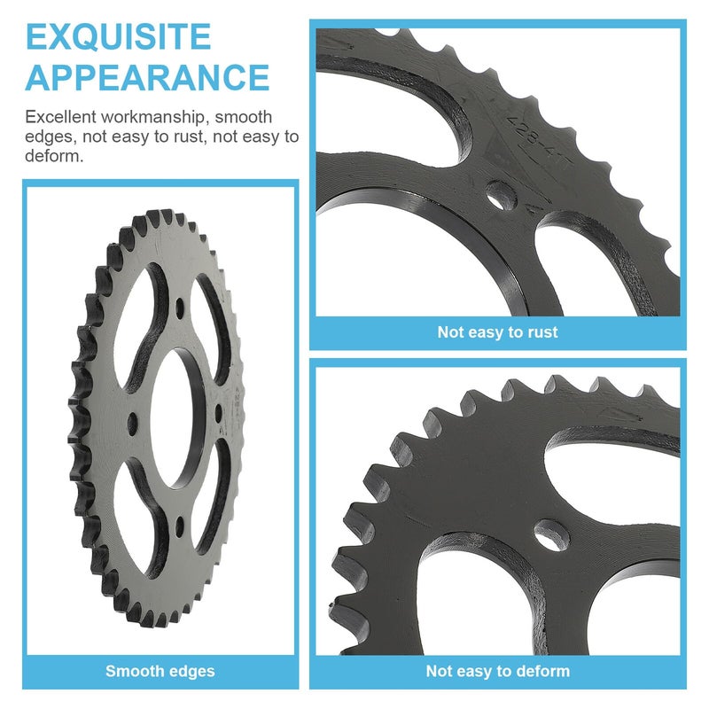 Steel Motorcycle Rear Sprocket Chain Gear Off Road Bike Wear Resistant Replacement Part - Image 4