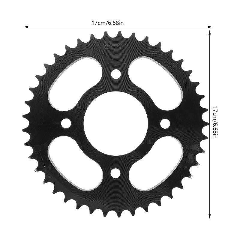 Steel Motorcycle Rear Sprocket Chain Gear Off Road Bike Wear Resistant Replacement Part - Image 3