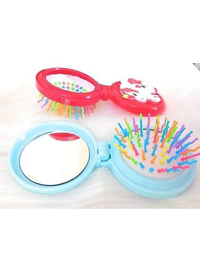Tera13 TERA 13 Returm Gifts For Kids Hair Comb For Girls (6 Pcs) Unicorn Hair Brush For Girls, Hair Comb For Kids, Kanjak Gifts, Birthday Gifts Hair Comb Brush For Girls - Image 2
