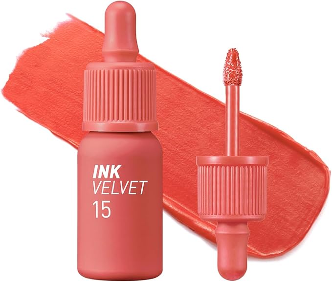 Peripera Peripera Lip Ink Velvet Tint Soft Glowing Cosmetics Smooth And Shining Long Lasting Makeup Beauty Peak Rose - Image 1