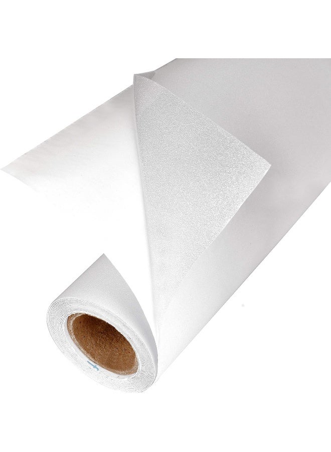 Window Whirl Privacy Window Film: Translucent Static Cling Treatment for Home Security and Decorative Frosted Glass Effect - No Residue, Heat Control, UV Prevention, Easy Removal (Winter Frost, 36 x 72 inches) - Image 1