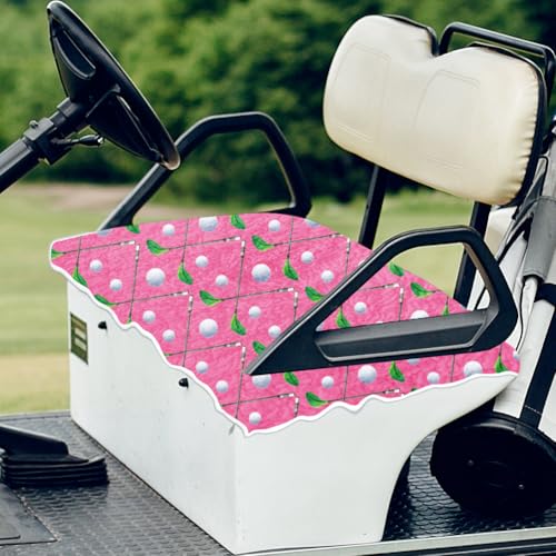 ORIGACH Golf Balls & Golf Clubs Golf Cart Seat Covers, Comfortable Cooling Golf Cart Blanket Towel, 100% Microfiber, Fits EZGO, Club Car, and More 2-Seat Golf Carts, 51x31inch - Image 4