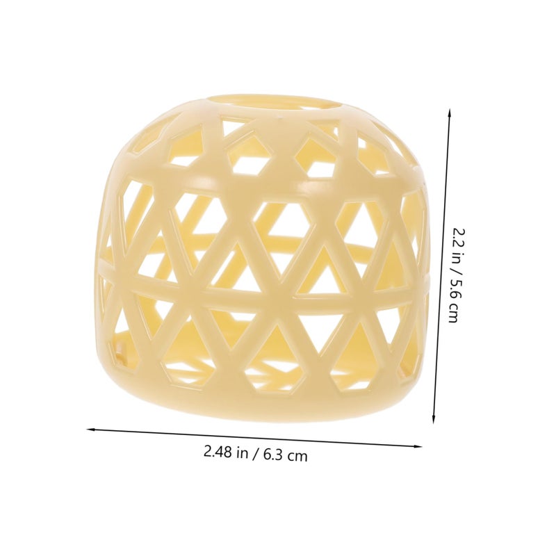 Mini Plastic Craft Lanterns DIY Home Decor Imitation Woven Design Set Of 10 - Image 3