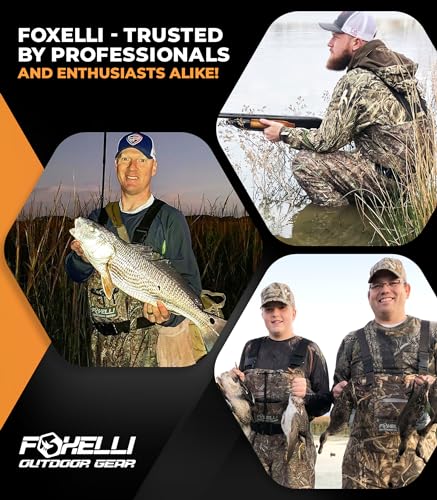 Foxelli Chest Waders – Waterproof 2-ply Nylon/PVC Camo Hunting Fishing Waders for Men and Women with Boots - Image 5
