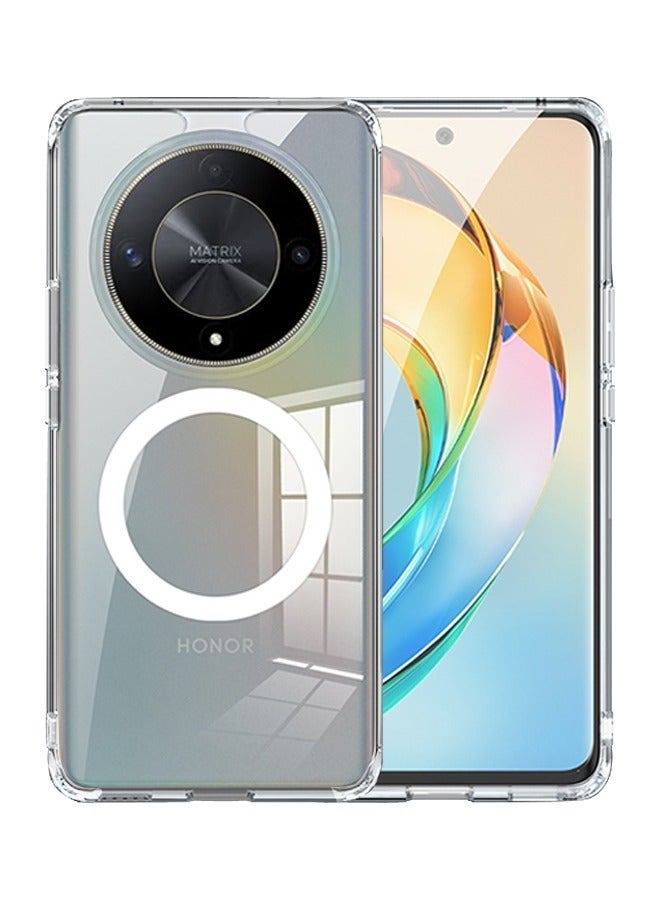 X-level غطاء خلفي لهاتف Honor x9b مع حلقة مغناطيسية وواقي [حماية من السقوط بمعيار عسكري] مضاد للخدش ومضاد للصدمات ملحقات الهاتف - Image 1