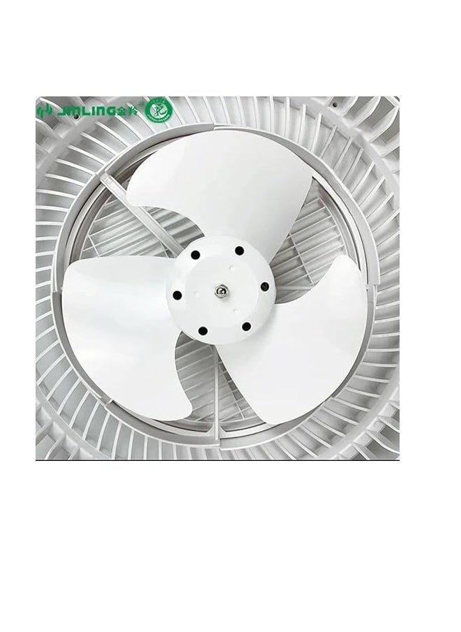 ESNCO - Ceiling Fan with 4 LED Lights, 60x60-14 cm, Remote Control, Low Noise, Energy Saving, High Air Flow, 3 Speeds - Image 1
