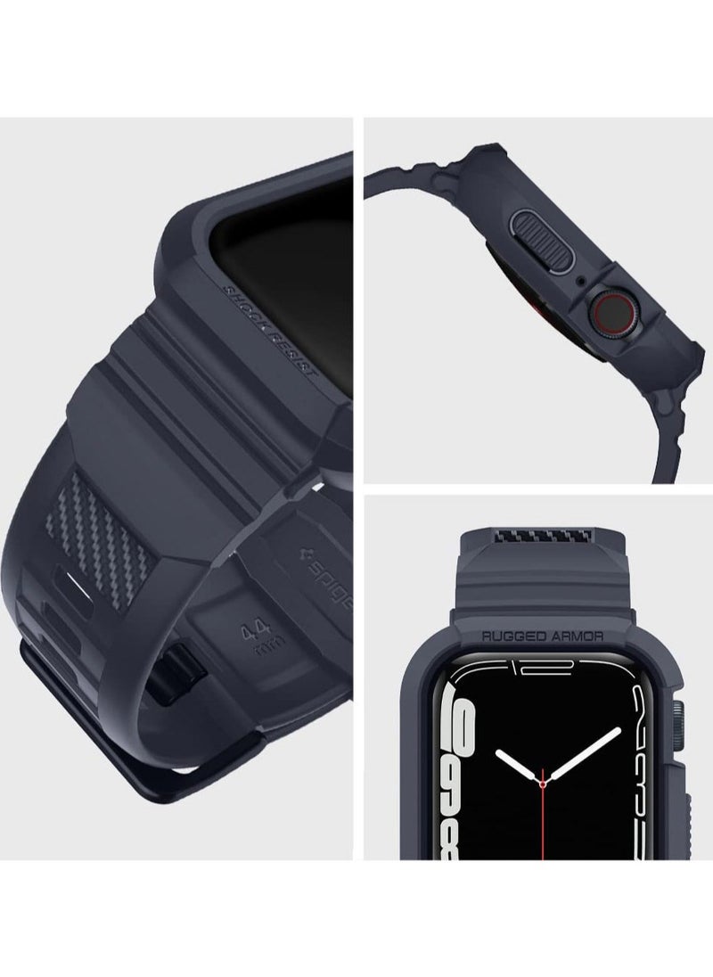 Spigen سوار ساعة Apple Rugged Armor Pro مع حافظة للسلسلة 9 /8/7 (45 ملم) والسلسلة 6/SE2/SE/5/4 (44 ملم) - رمادي فحمي  - Image 3