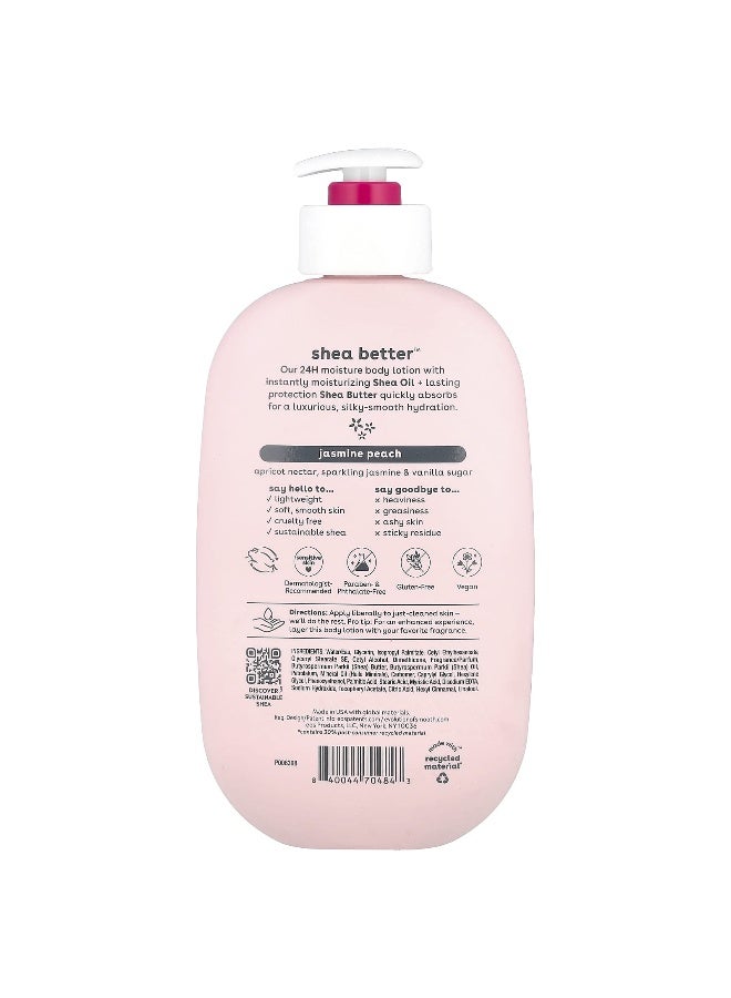 EOS EOS, Shea Better™, 24H Moisture Body Lotion, Jasmine Peach, 16 fl oz (473 ml)  - Image 2