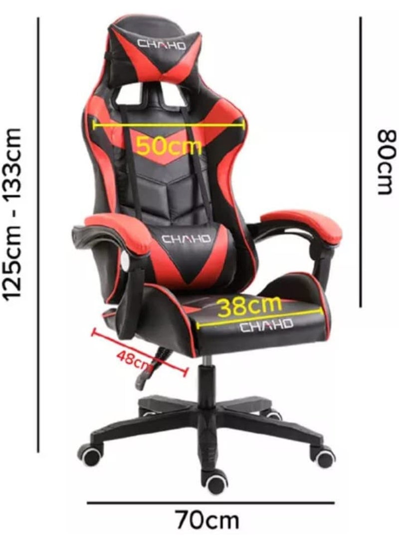 LIMOS Office & Gaming Chair，High Back Computer Chair with Footrest and Lumbar Support (Blue)  - Image 3