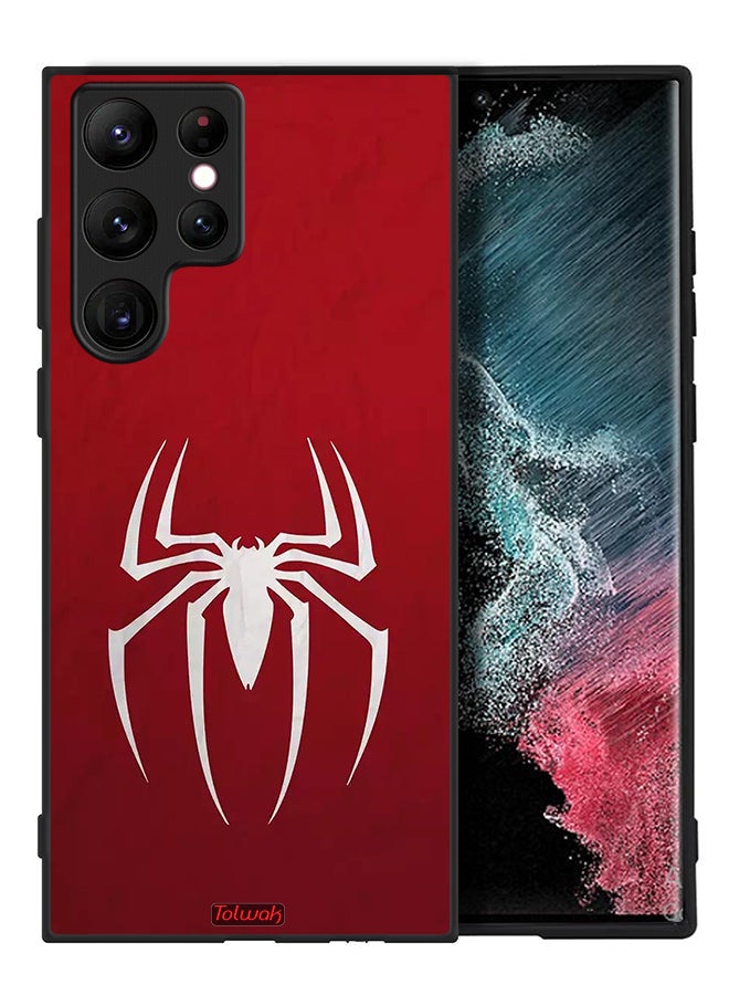 Tolwak Samsung Galaxy S22 Ultra 5G Protective Case Cover Spider Man Art - Image 2