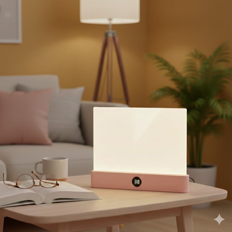 مصباح قراءة مسطح LED - مصباح قراءة قابل لإعادة الشحن - مصباح ليلاً محمول للطلاب للدورس والغرفة النوم - Image 5