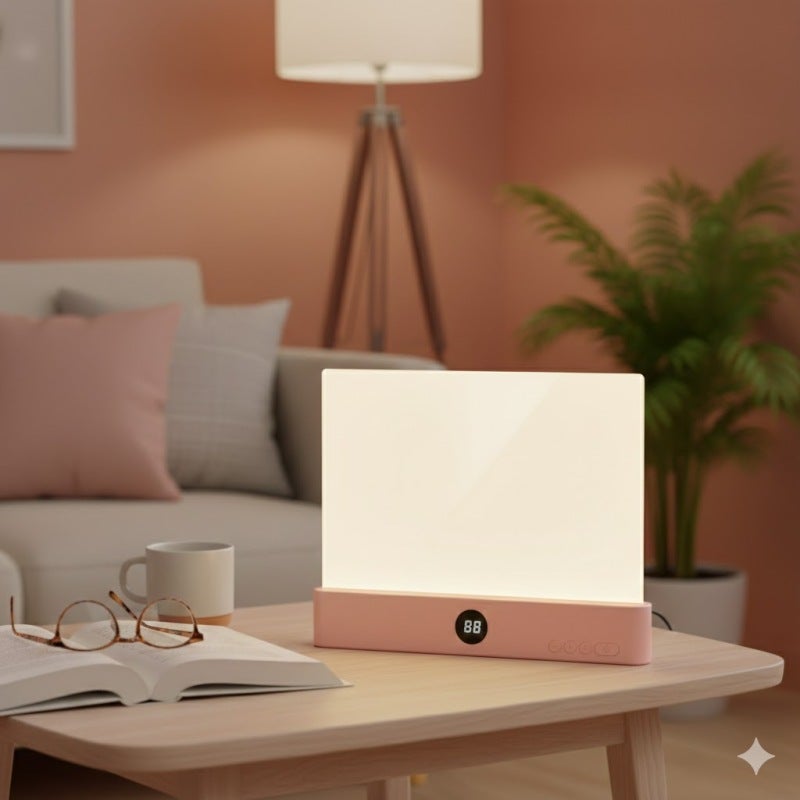 مصباح قراءة مسطح LED - مصباح قراءة قابل لإعادة الشحن - مصباح ليلاً محمول للطلاب للدورس والغرفة النوم - Image 2