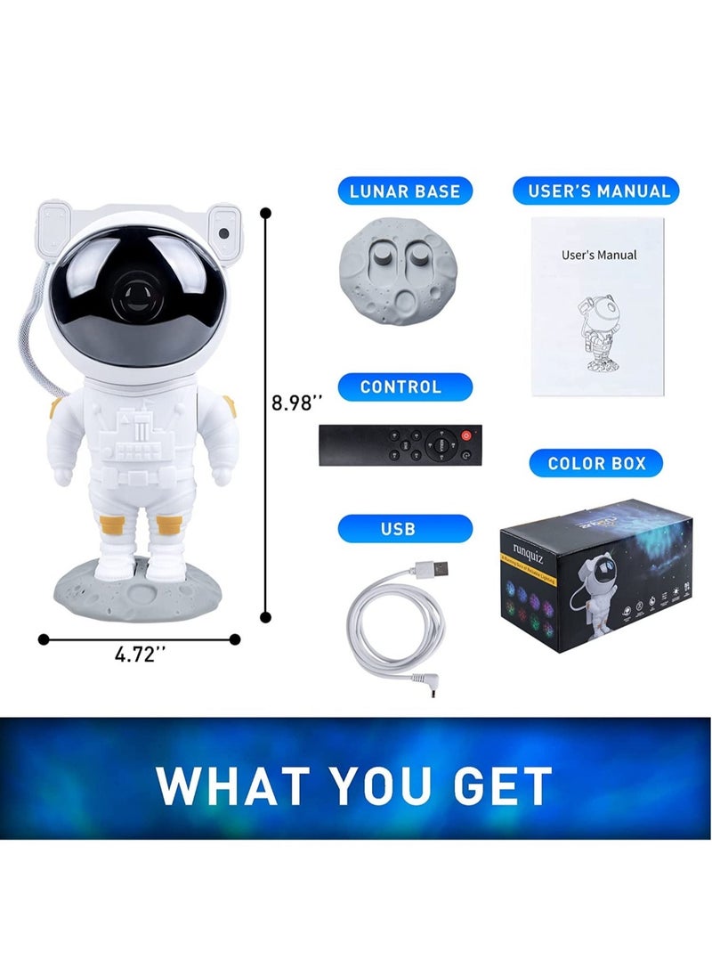 ELTRAZONE Astronaut Star Projector Night Light ,with Timer Remote Control and 360°Adjustable Design Nebula Starry Galaxy Ceiling Projector for Baby Kids Adults Bedroom Decor - Image 4