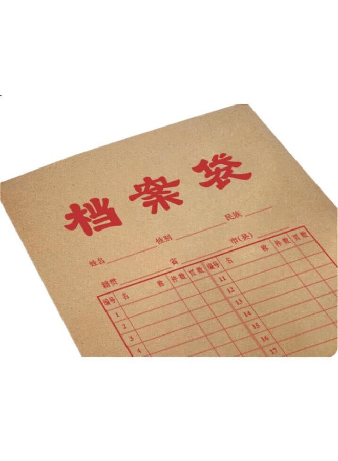 Simaa [Super Popular] 50 A4 Kraft Paper File Folders, 180G Thick, 2.7Cm, For Contracts, Bids, Documents, Office Supplies, 19045 - Image 3