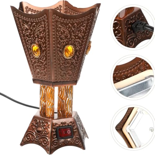 Drumstone 𝟏𝟓 𝐘𝐄𝐀𝐑𝐒 𝐖𝐀𝐑𝐑𝐀𝐍𝐓𝐘 Arabic Electric Incense Burner – Elegant Bakhoor Censer for Home & Office | Electric Perfume Diffuser for a Luxurious Ambiance - Image 5