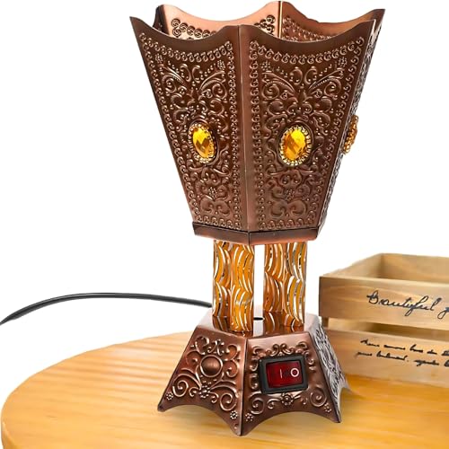 Drumstone 𝟏𝟓 𝐘𝐄𝐀𝐑𝐒 𝐖𝐀𝐑𝐑𝐀𝐍𝐓𝐘 Arabic Electric Incense Burner – Elegant Bakhoor Censer for Home & Office | Electric Perfume Diffuser for a Luxurious Ambiance - Image 1