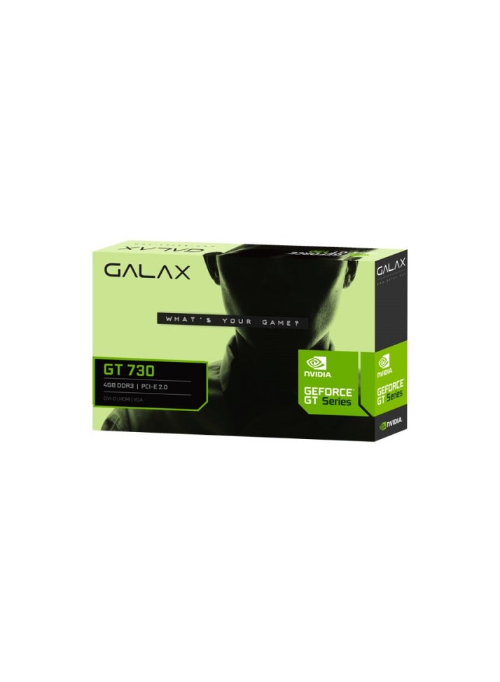 GALAX GEFORCE GT 730 4GB DDR3 4GB DDR3 64-bit HDMI/DVI/VGA - Image 1