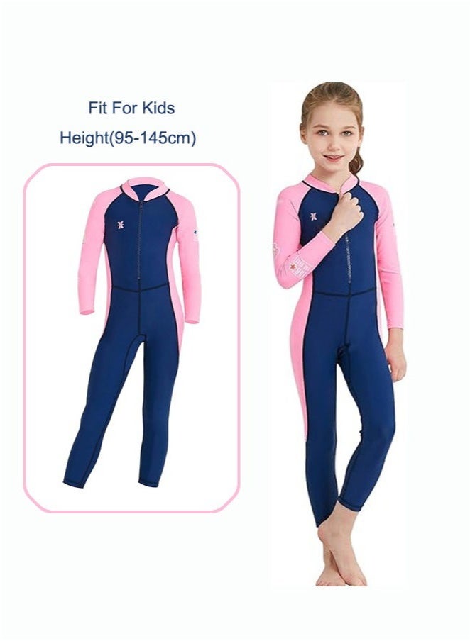 ملابس سباحة للأطفال الجدد ذات أكمام طويلة من قطعة واحدة، ملابس سباحة خارجية للتجفيف السريع للحماية من الشمس، بدلة قناديل البحر للأطفال صغيرة ومتوسطة الحجم، مناسبة للأولاد والبنات الذين تتراوح أعمارهم بين 3-12. - Image 2