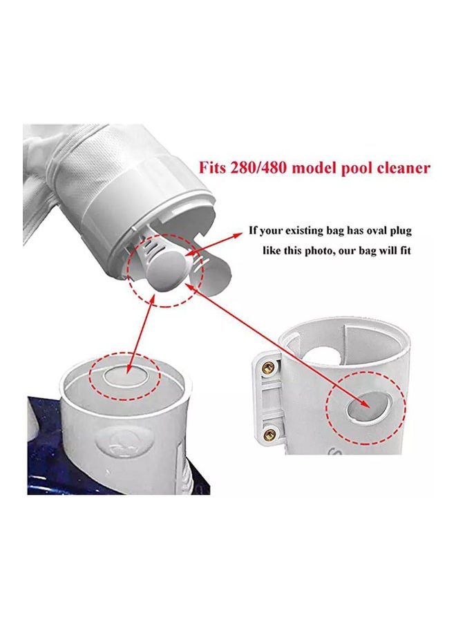 Premium Swimming Pool Filter Bag White 8 x 2 x 7cm  - Image 2