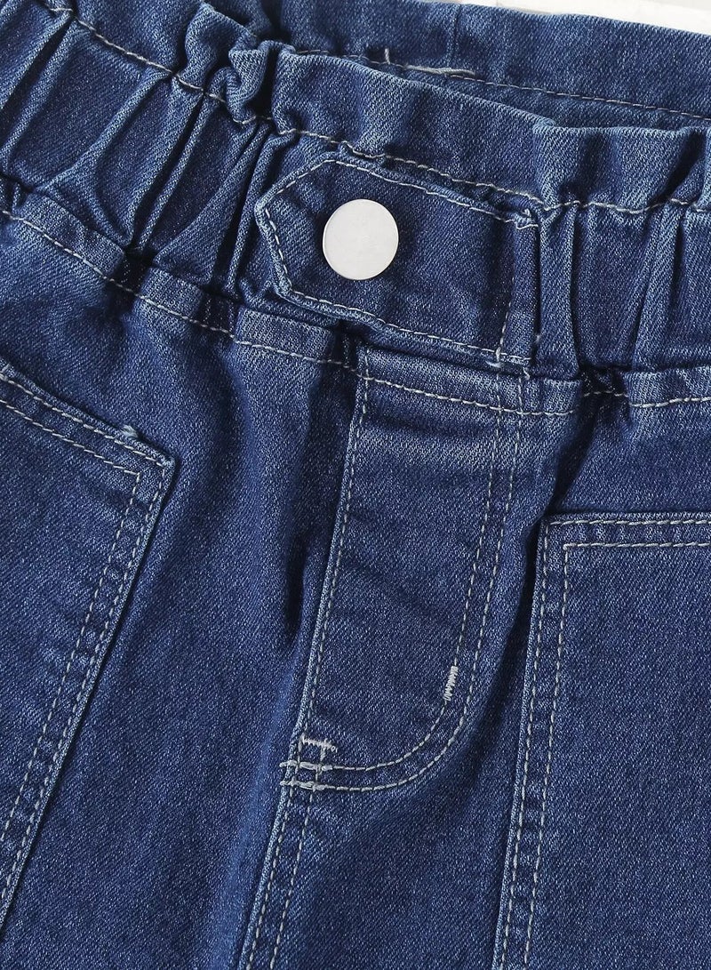 Girls Slant Pocket Jeans  - Image 4