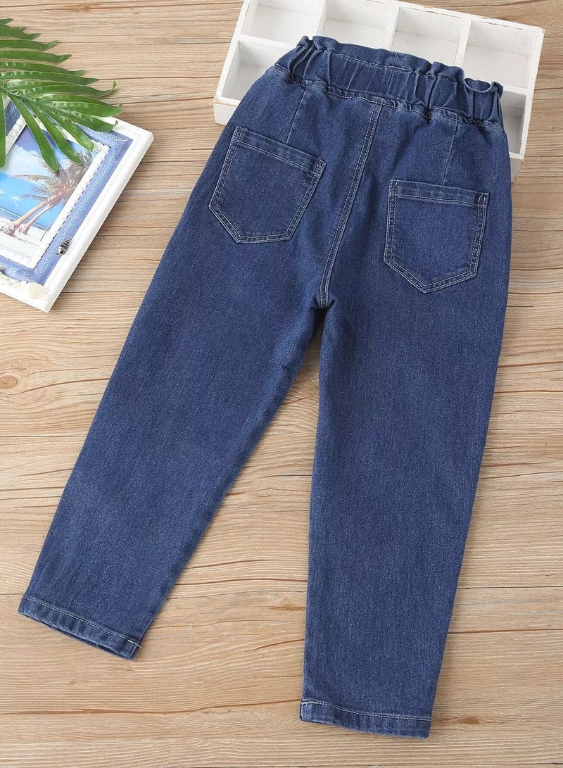 Girls Slant Pocket Jeans  - Image 2