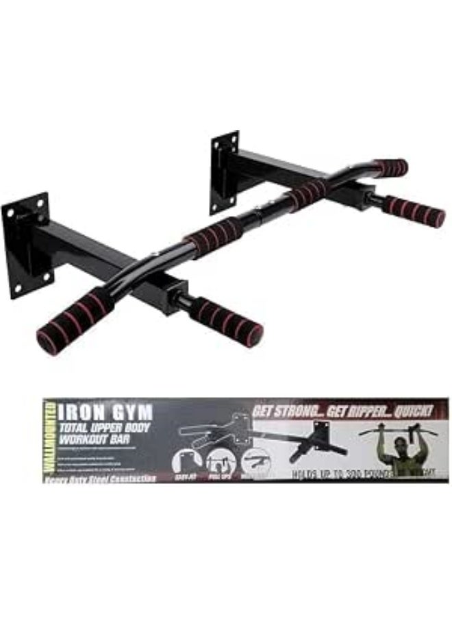 CITY STAR- Professional Workout Wall Chin Up – Strong Wall Chin Up to Hold High Weights, Strengthen Back and Arms Muscles, Ideal for Home Gym and Upper Workout