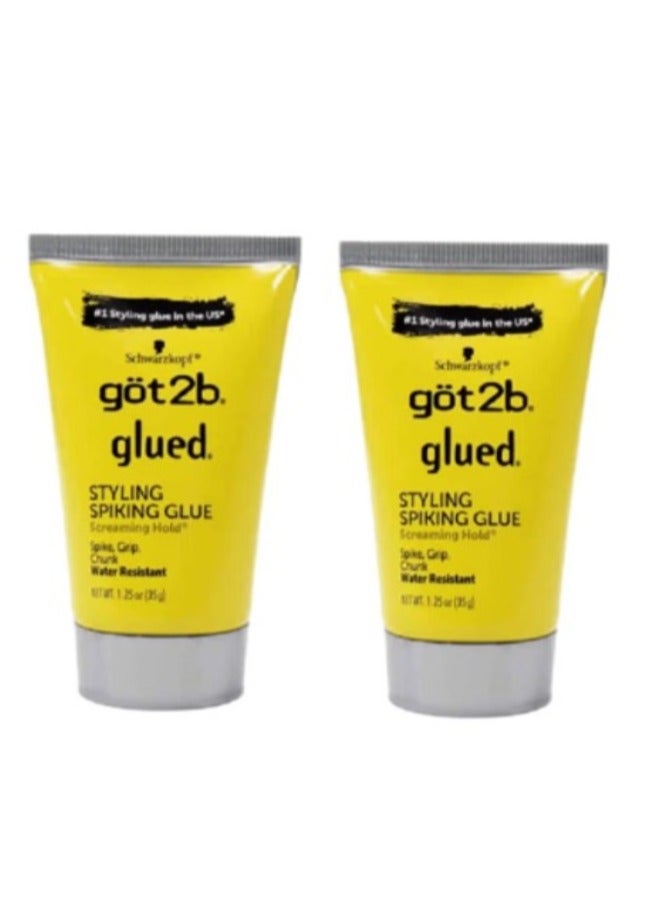 جوت تو بي قطعين غراء تصفيف الشعر المقاوم للماء من Got2B للجنسين، 1.25 أونصة - Image 1