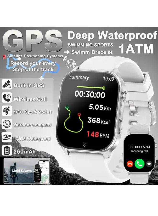RollsTimi  2025 New Style Sports Bluetooth Smart Watch, Smart Wearable Device, Equipped with 360mAh Large-Capacity Battery, 2.01-Inch HD Full Touch Large Screen, Daily Waterproof, DIY Personalized Watch Face, RT EX300 - Image 1