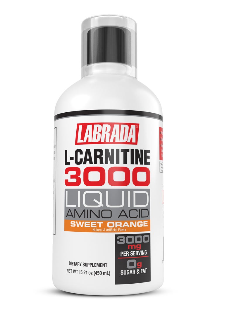 Labrada L-Carnitine 450 ml Sweet Orange - Image 1