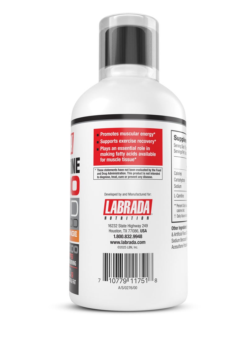 Labrada L-Carnitine 450 ml Sweet Orange - Image 3