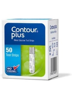 Contour Plus Glucose Test Strips (50 Pieces)