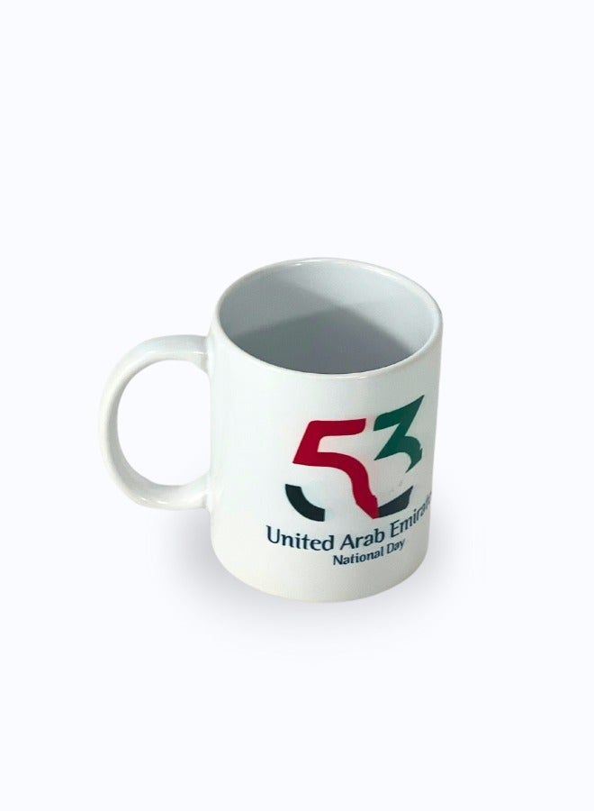 UAE National Day Mug 2 PCS – Premium Ceramic Mug with 53 Year  Flag Design - Image 2