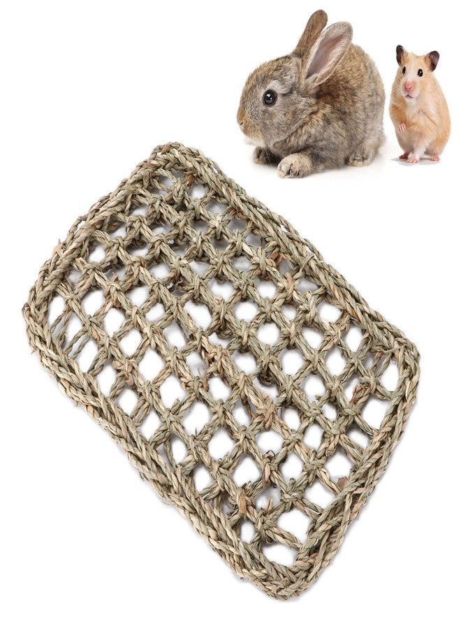 Honio Rabbit Activity Mat, Safe Seagrass Non Toxic Rabbits Chew Mat for Bunny Chinchilla Hamsters - Image 2