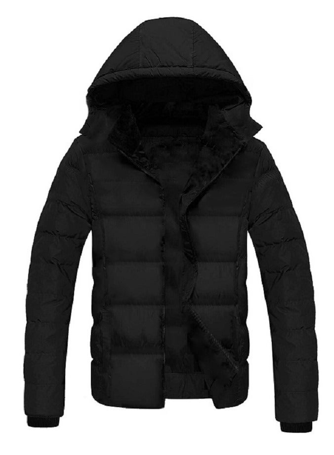 general Zip Up Bomber Jacket with Removable Hood - Image 1