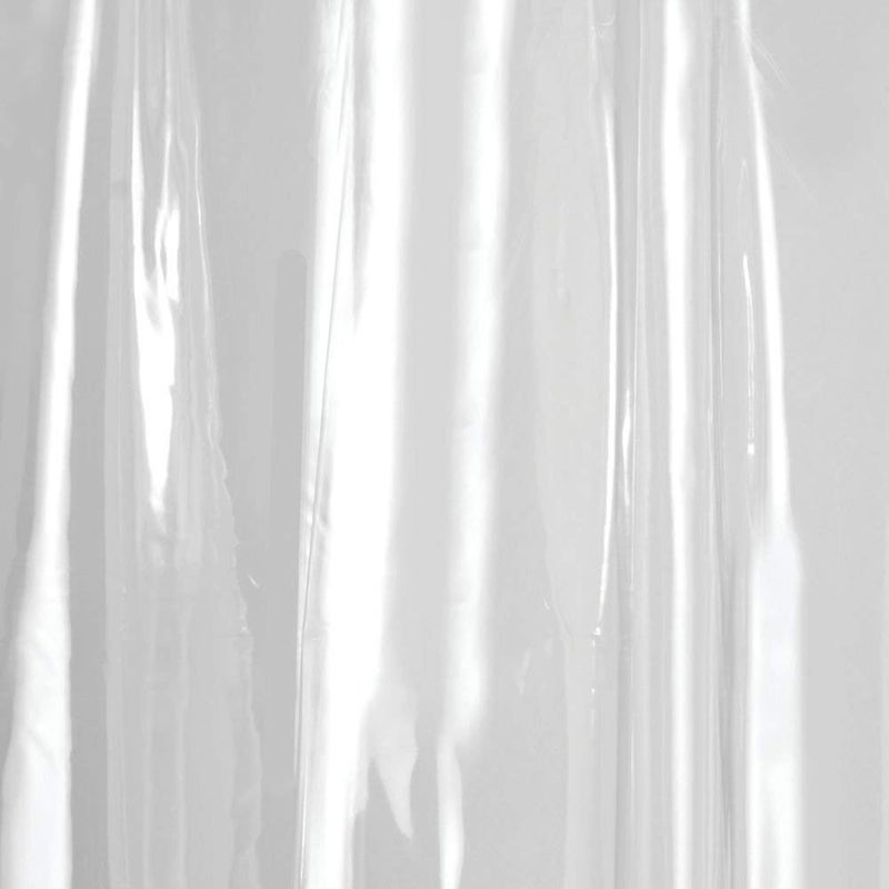 InterDesign iDesign Vinyl Shower Liner, 72" x 96", Clear - Image 5