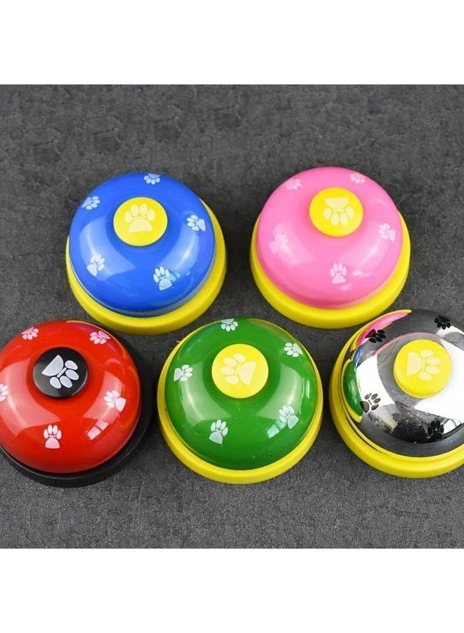 بت أجراس تدريب الحيوانات الأليفة على استخدام المرحاض، أجراس الكلاب، ألعاب تفاعلية للحيوانات الأليفة، سهلة الاستخدام، نغمة رنين مميزة للتدريب، قطعة واحدة - Image 1