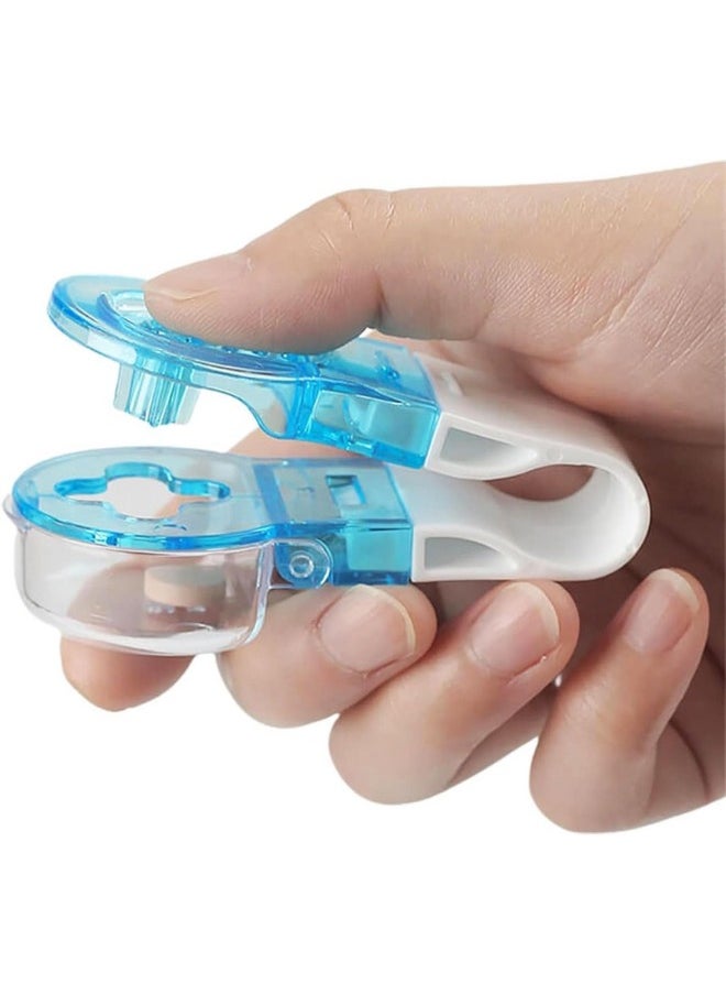 Generic Blue Portable Pill Taker, Tablets Pills Blister Pack Opener Assistance Tool, Pill Splitter Cutter for Small Pills, Travel Pill Taker, Pill Dispenser, Storage Box Medication Dispenser, Medication Aids  - Image 4